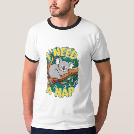 Ik heb een dutje nodig t-shirt (Voorkant)