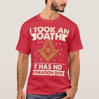 Ik heb een eed afgelegd dat het geen vervaldatum h t-shirt