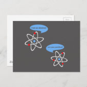 Ik heb een elektronenwetenschap verloren briefkaart (Voorkant / Achterkant)