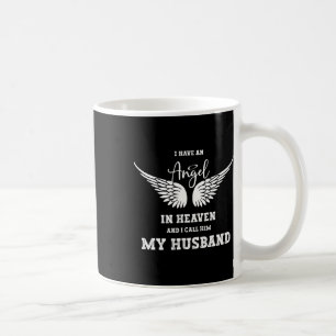 Ik heb een engel in de hemel en ik noem hem mijn m koffiemok