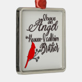 Ik heb een engel in de hemel.. metalen ornament (Rechts)