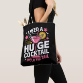 Ik heb een enorme cocktail nodig Grappig Tote Bag (Dichtbij)