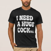 Ik heb een enorme cocktail nodig t-shirt (Voorkant)