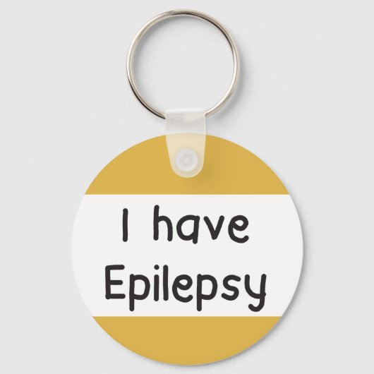 Ik heb een epilepsiesleutel label voor epileptisch sleutelhanger (Voorkant)
