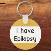 Ik heb een epilepsiesleutel label voor epileptisch sleutelhanger (Voorkant)
