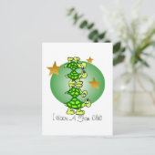 Ik heb een fanclub briefkaart (Staand voorkant)