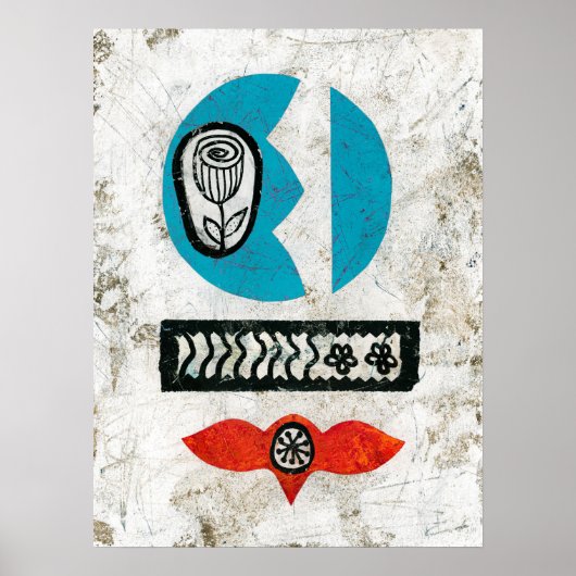 Ik heb een Flower Poster Wall Art gemaakt (Voorkant)