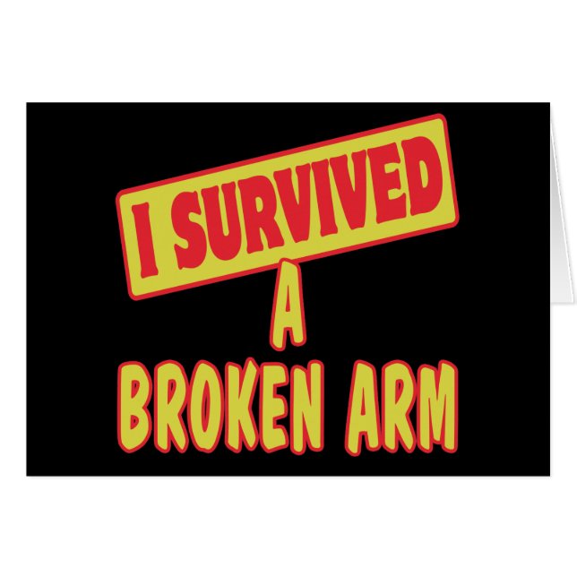 IK HEB EEN GEBROKEN ARM OVERLEEFD (Voorkant Horizontaal)