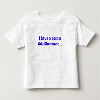 Ik heb een geheim deze kerst... kinder shirts