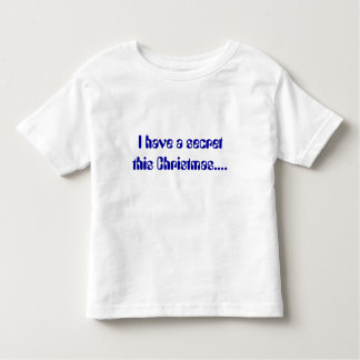 Ik heb een geheim deze kerst... kinder shirts