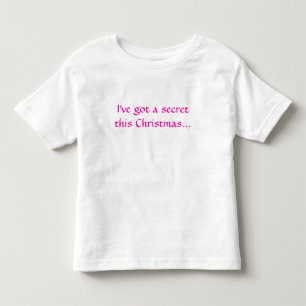 Ik heb een geheim deze kerst... kinder shirts