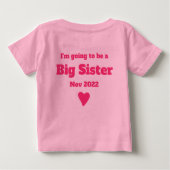 Ik heb een geheime, grote zus personaliseerbare da (Achterkant)