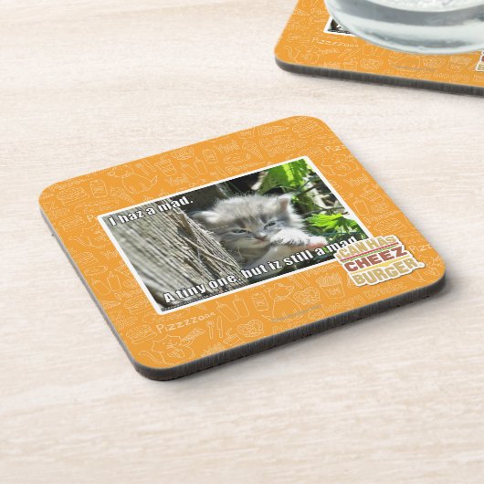 Ik heb een gek drankjes onderzetter (Linkerzijde)