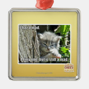 Ik heb een gek metalen ornament