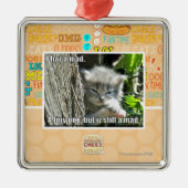 Ik heb een gek metalen ornament (Voorkant)