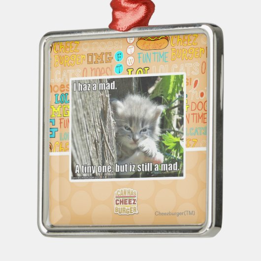 Ik heb een gek metalen ornament (Links)