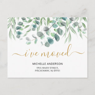 Ik heb een gematigde botanische beweging van Eucal Aankondigingskaart