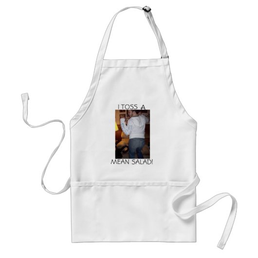 IK HEB EEN GEMIDDELDE SALAD APRON STANDAARD SCHORT (Voorkant)
