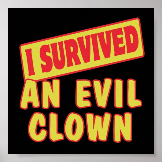 IK HEB EEN GESLOTEN EVIL OVERLEVEN POSTER (Voorkant)