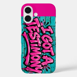 Ik heb een getuigenis iPhone 16 hoesje