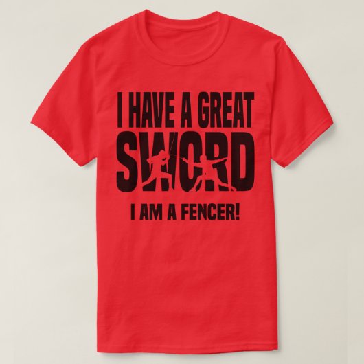 Ik heb een geweldig zwaard t-shirt (Design voorkant)