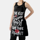 Ik heb een goed hart maar deze mond schort (Insitu)