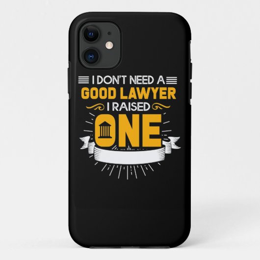 Ik heb een goede advocaat opgevoed Case-Mate iPhone case (Achterkant)