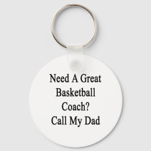 Ik heb een goede basketbalcoach nodig om mijn vade sleutelhanger