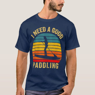 Ik heb een goede peddelende Paddleboard SUP Vintag T-shirt