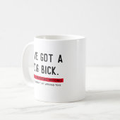 Ik Heb Een Graaf Stier Grappig Cadeau Koffiemok (Voorkant links)
