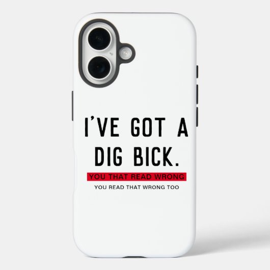 Ik heb een Graf Bick Grappig Cadeau Case-Mate iPhone Case (Achterkant)