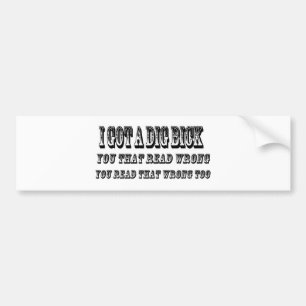 Ik heb een grap. bumpersticker