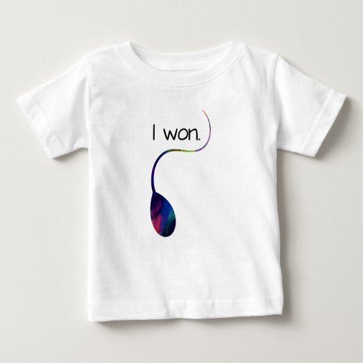 Ik heb een grappig Baby T-shirt gewonnen (Voorkant)