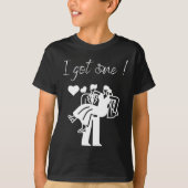 Ik heb een grappige bruid Mannen Groom Wedding Par T-shirt (Voorkant)