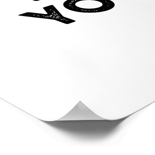 Ik heb een grappige fruitpun. poster (Hoek)