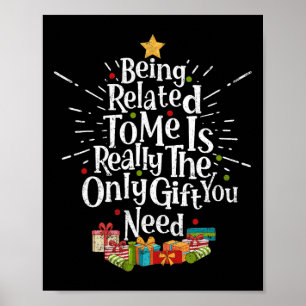 Ik heb een grappige kerstkerstfamilie Pa. Poster