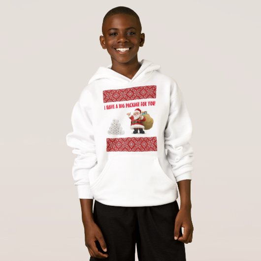 IK HEB EEN GROOT... Pas Ugly Sweater Pullover aan (Voorkant volledig)