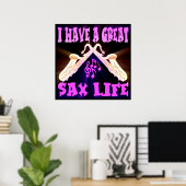 IK HEB EEN GROOT SAX LIFE-POSTER POSTER (Thuiskantoor)