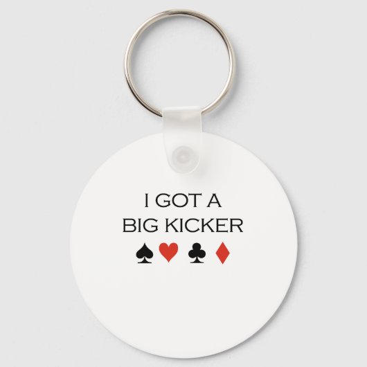 Ik heb een groot T-shirt Sleutelhanger (Voorkant)