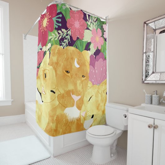 Ik heb een grote belofte gedaan. douchegordijn (In situ)