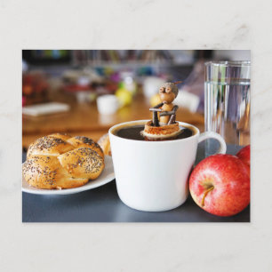 Ik heb een grote koffie nodig! Grappige postcrossi Briefkaart