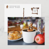 Ik heb een grote koffie nodig! Grappige postcrossi Briefkaart (Voorkant / Achterkant)