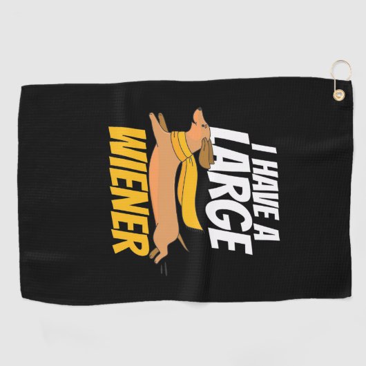 Ik heb een grote vrouw golfhanddoek (Horizontaal)