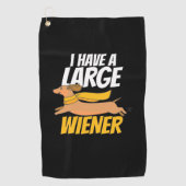 Ik heb een grote vrouw golfhanddoek (Voorkant)