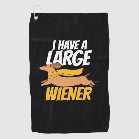 Ik heb een grote vrouw golfhanddoek (Voorkant)