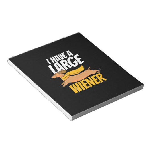 Ik heb een grote vrouw notitieblok (Schuin)