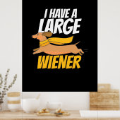 Ik heb een grote vrouw poster (Keuken)