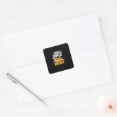 Ik heb een grote vrouw vierkante sticker (Envelop)