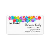 Ik heb een handbeschilderd waterverf label gemaakt (Voorkant)