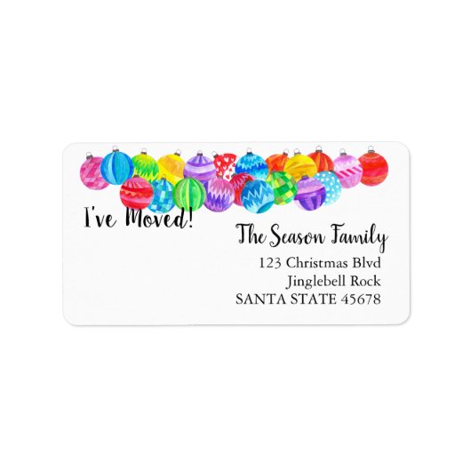 Ik heb een handbeschilderd waterverf label gemaakt (Voorkant)